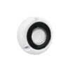 AquaIDEA JB20L 40W COB LED underwater marine transom light emitting a bright warm white glow.