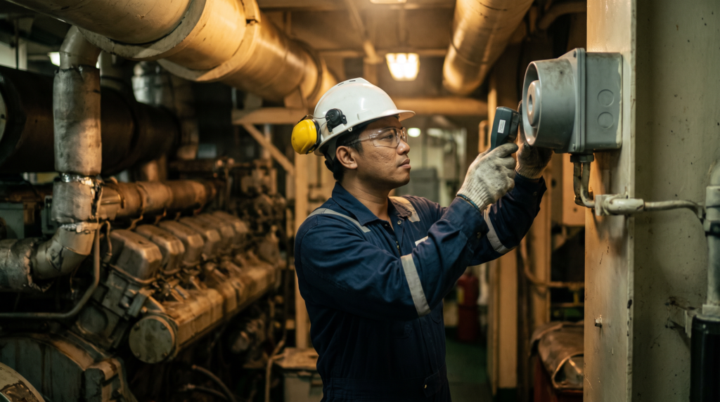 Making Fire Alarms Audible In Noisy Machinery Spaces