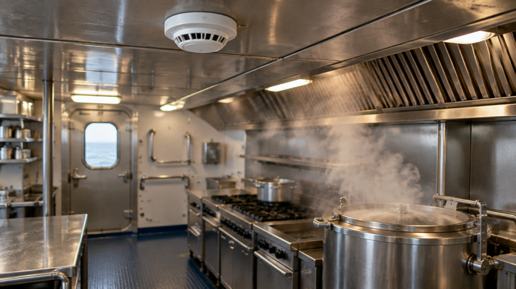 Choosing Detector Types For Difficult Shipboard Spaces